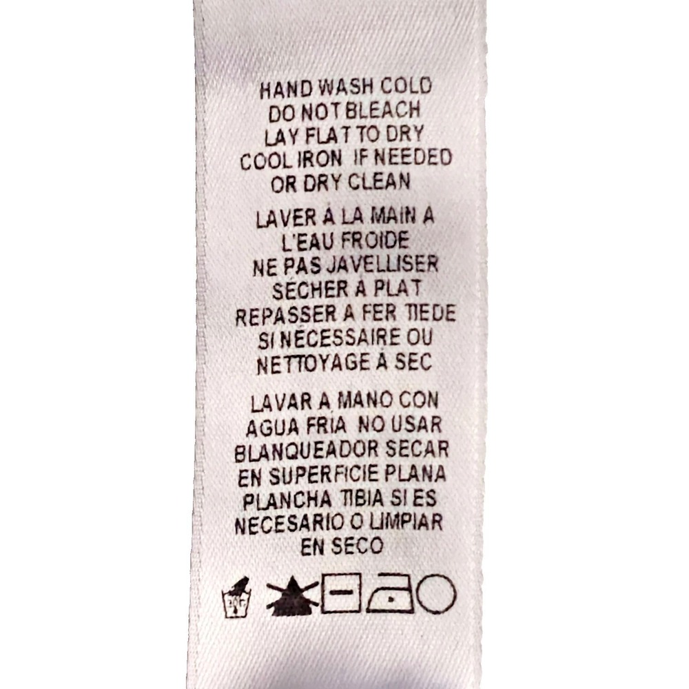 FRAME Linen Long Sleeve Top Ruffle Striped White Black Size S P - Picture 5 of 5